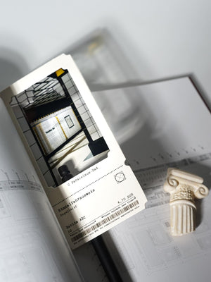 Berlin U-Bahn Paracelsus-Bad photograph on a bookmark