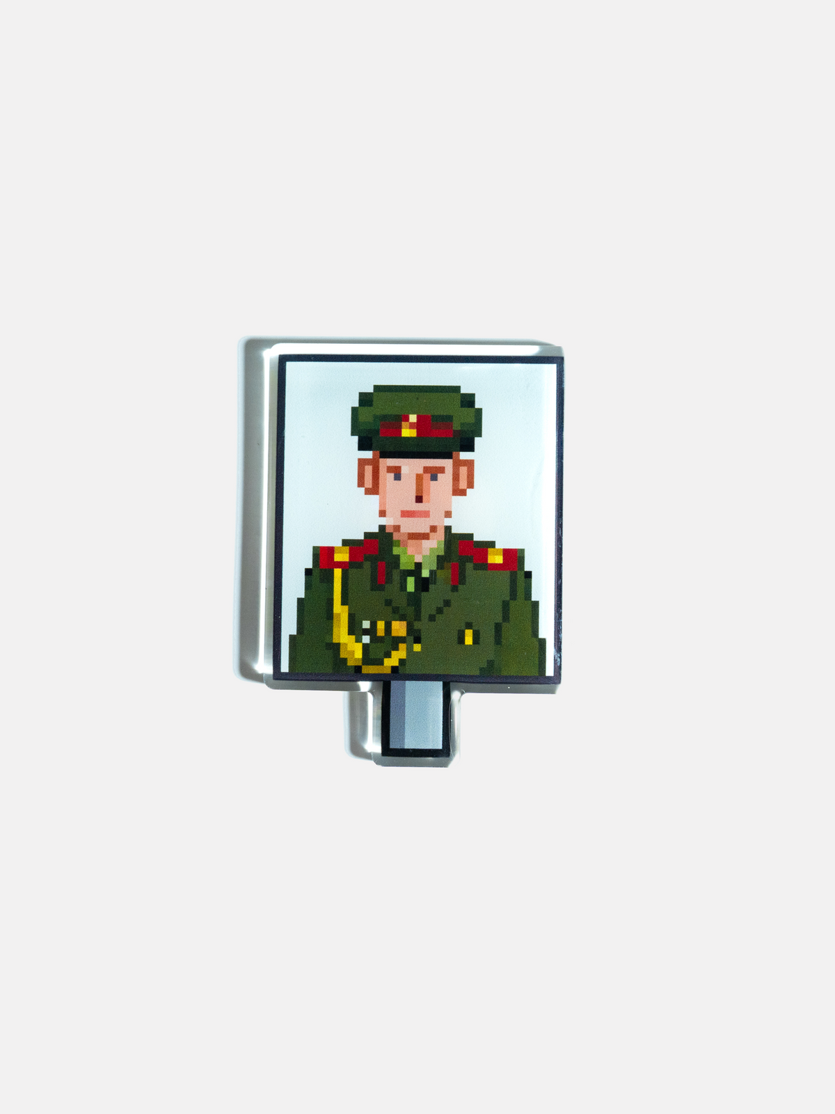 Stylized digital illustration of the Berlin Checkpoint Charlie border crossing