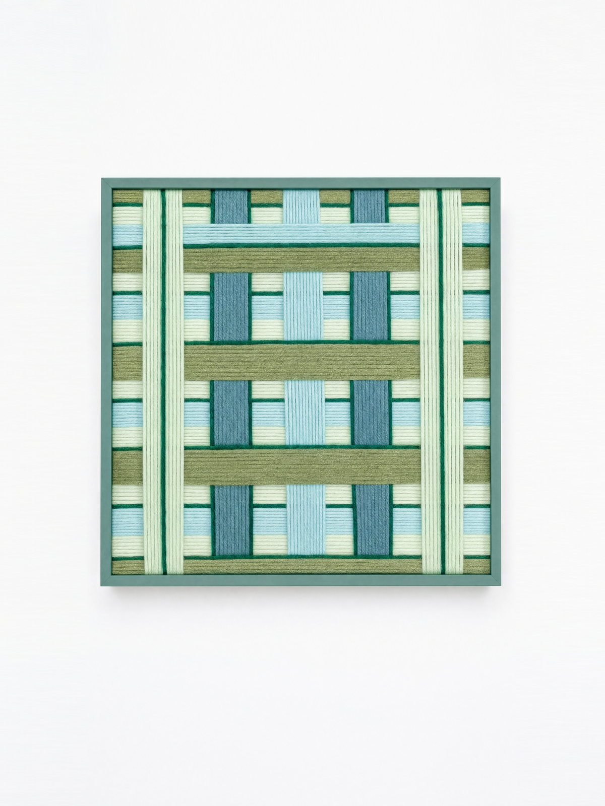 Handmade wall installation depicting the abstract structural elements of Berlin U-Bahn Alexanderplatz.